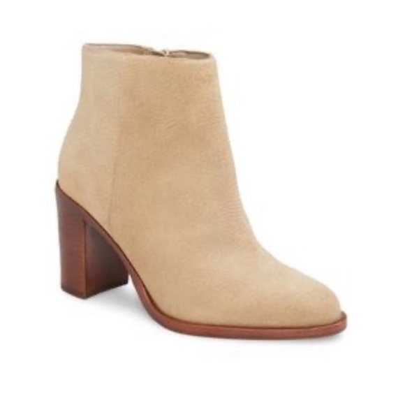 Vince Camuto Paitrilla Heeled Suede Bootie - Picture 2 of 8